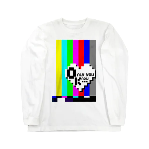 o.K TVハート ロングスリーブTシャツ