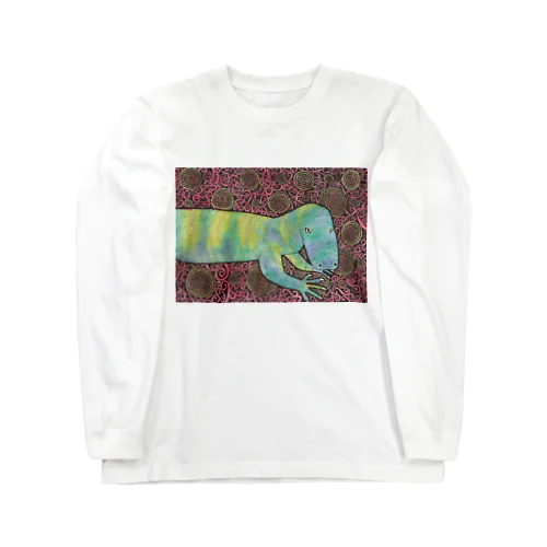 ハナブトオオトカゲ Long Sleeve T-Shirt