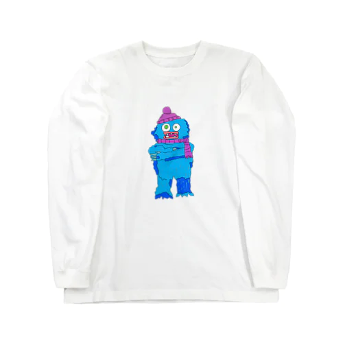 depressed yeti （chill) ロングスリーブTシャツ