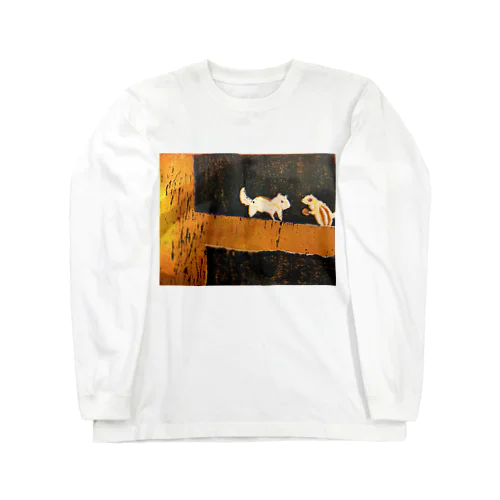 リスのおしゃべり Long Sleeve T-Shirt