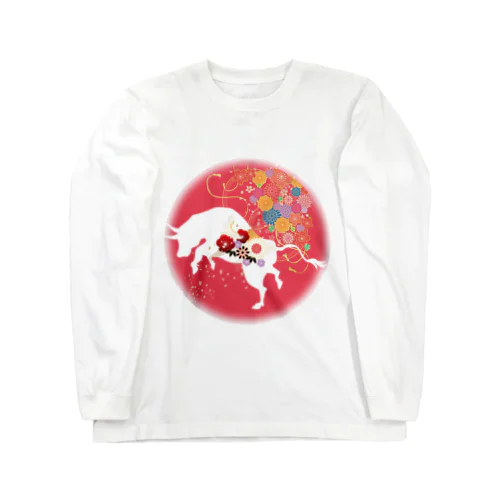 和柄　丑年　 Long Sleeve T-Shirt