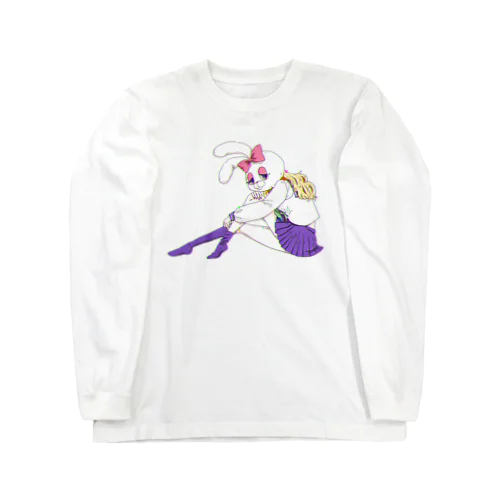 うさぎ頭セーラー少女 Long Sleeve T-Shirt