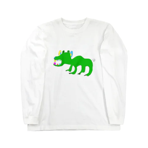 名もなきカバ Long Sleeve T-Shirt