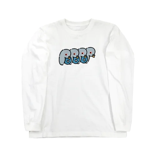 POPOPOP-ロゴ ロングスリーブTシャツ