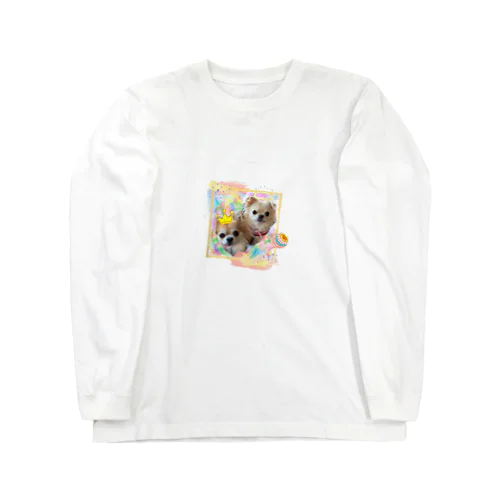 絵画風のチビちゃんとココちゃん Long Sleeve T-Shirt