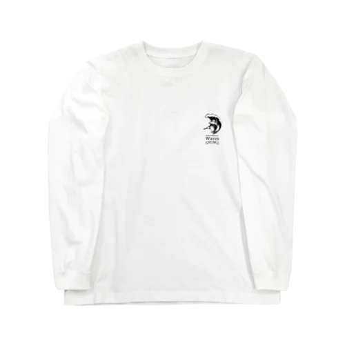 Waves-white Long Sleeve T-Shirt