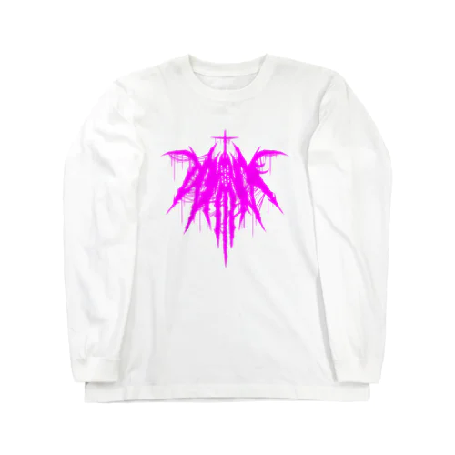 DOMINATE メタルロゴ PINK Long Sleeve T-Shirt