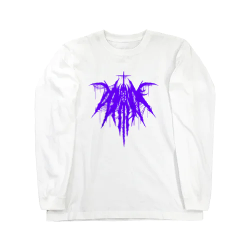 DOMINATE メタルロゴ VIOLET Long Sleeve T-Shirt
