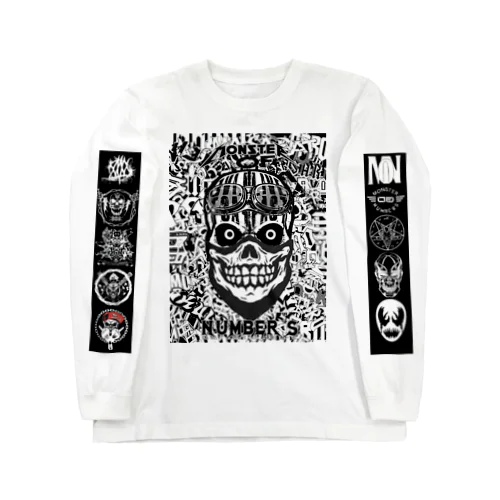 MON Monster Of Numbers ロゴ　ロングスリーブTシャツ　 Long Sleeve T-Shirt