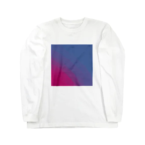 PCスマホ壁紙にありがちな色合い Long Sleeve T-Shirt