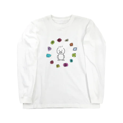 あひる ドロップ Long Sleeve T-Shirt