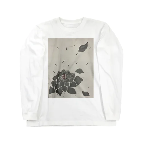 ありがとうの赤いバラ Long Sleeve T-Shirt