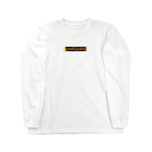 プルーフオブゴールド柄 Long Sleeve T-Shirt