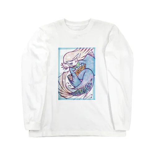 海のお着物 Long Sleeve T-Shirt