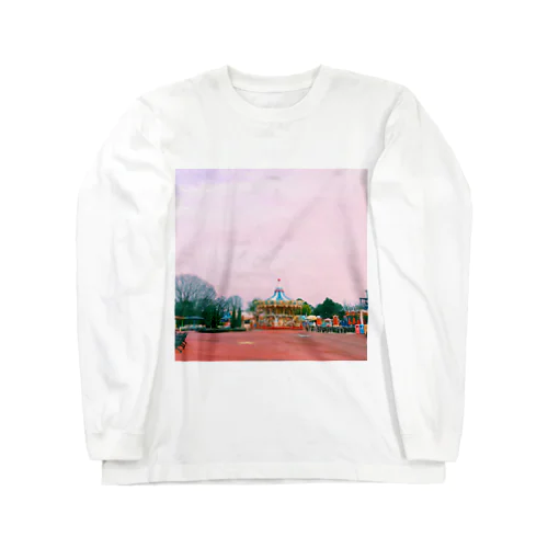 ピンクな遊園地 Long Sleeve T-Shirt