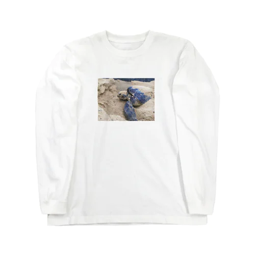 産卵　ウミガメ Long Sleeve T-Shirt
