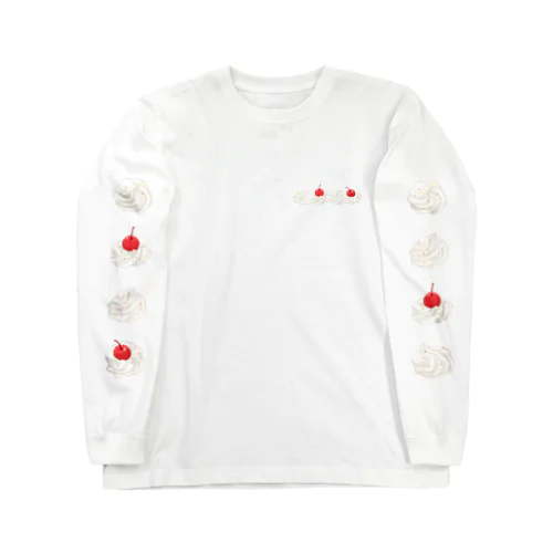 さくらんぼ♪クリーム♪ Long Sleeve T-Shirt