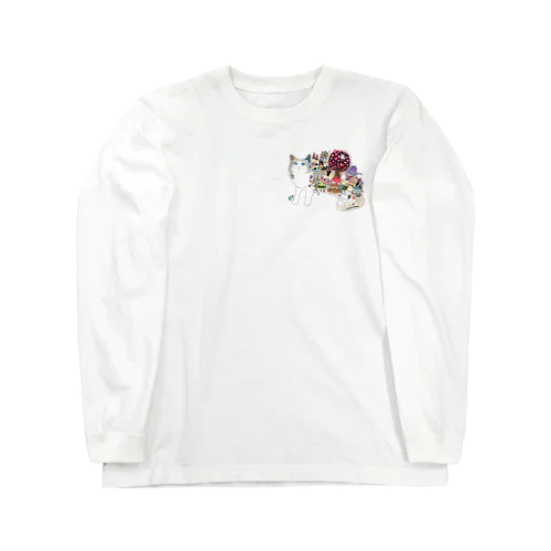 Ragdoll town （ ラグドール / 猫 ） Long Sleeve T-Shirt