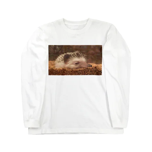 Sleepy Hedgehog ロングスリーブTシャツ