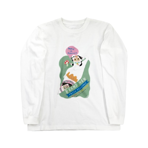 ミルクソフトらに Long Sleeve T-Shirt