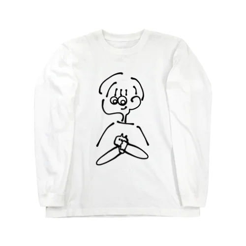 この子は僕のねこ。This kid is my cat. Long Sleeve T-Shirt