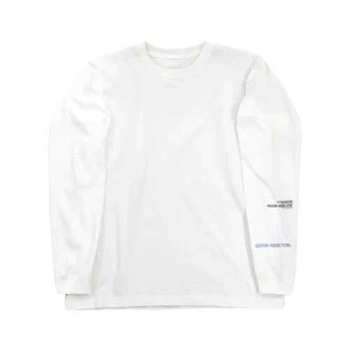 ゴトン中毒　ロングスリーブTシャツ(White)  ロングスリーブTシャツ