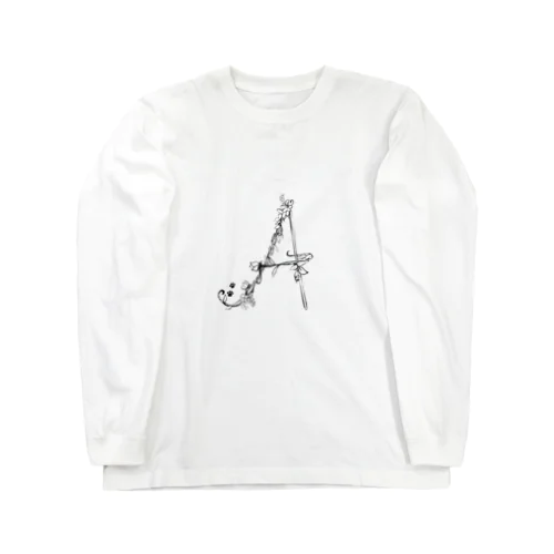 ドライフラワーAロゴ Long Sleeve T-Shirt