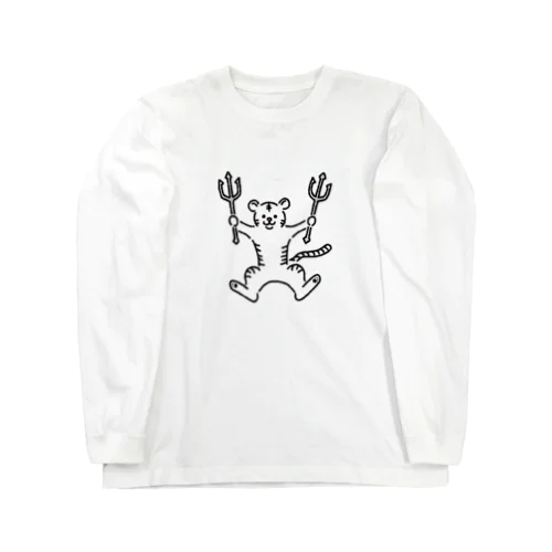 とらイデント　ホワイトタイガーVer. Long Sleeve T-Shirt