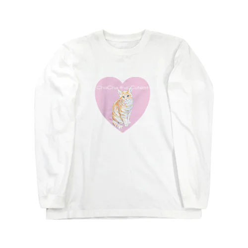 ハートの ChaCha the Cutest Long Sleeve T-Shirt