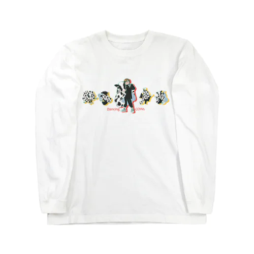 Dancing COWs ロングスリーブTシャツ