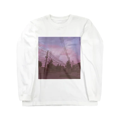 ふわふわ夕暮れ Long Sleeve T-Shirt