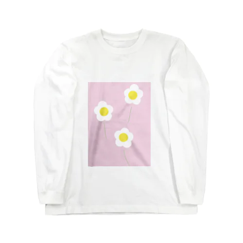 flower ロングスリーブTシャツ
