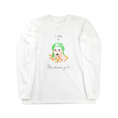 ハンサムガール Long Sleeve T-Shirt