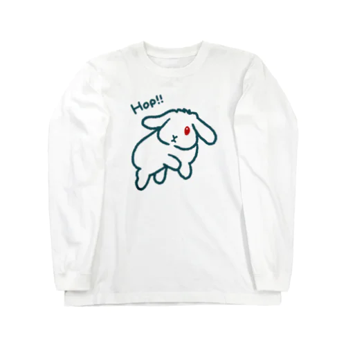 みかぴょんこ（赤目） ロングスリーブTシャツ