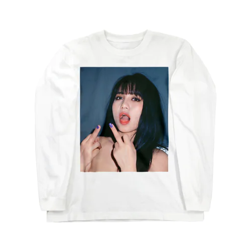 Middle Finger Yao ロングスリーブTシャツ