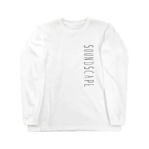 SoundScape ロンT プリントカラーブラック  Long Sleeve T-Shirt