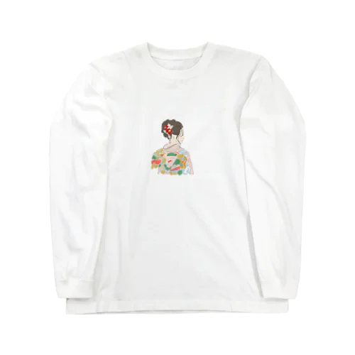 ふりそでーしょん Long Sleeve T-Shirt