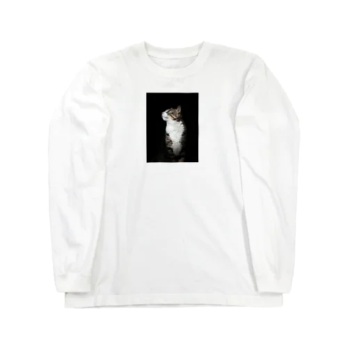 よそみキャット Long Sleeve T-Shirt