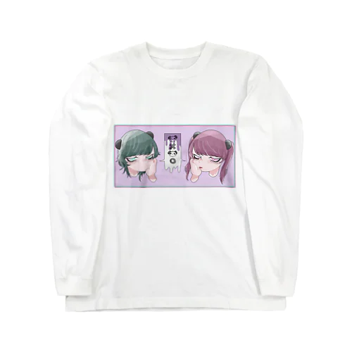 パンダの双子 Long Sleeve T-Shirt