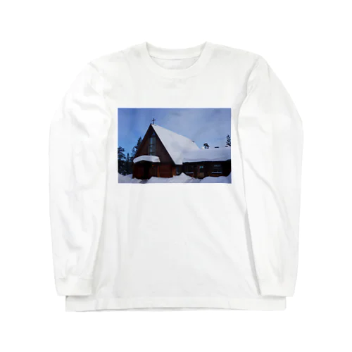 フィンランドの教会 ロングスリーブTシャツ