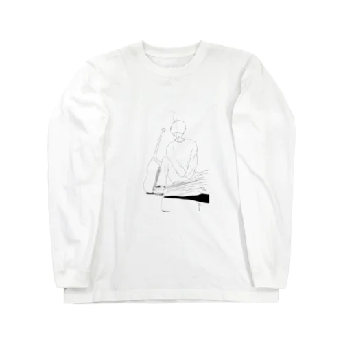 タバコとギター Long Sleeve T-Shirt