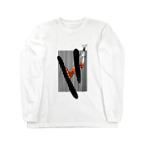 skiing man Long Sleeve T-Shirt