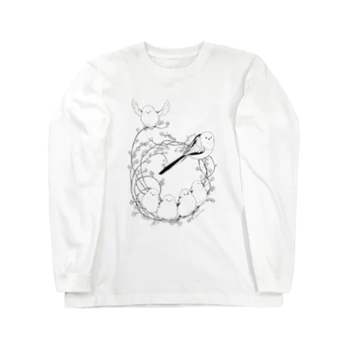 シマエナガリース Long Sleeve T-Shirt