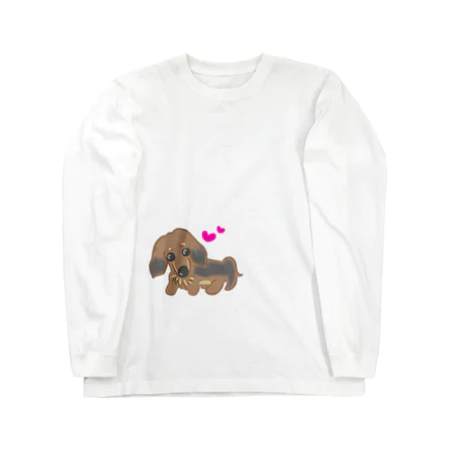 シューデッドクリームワンコ Long Sleeve T-Shirt