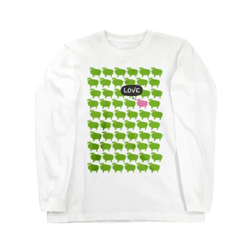 LOVEな羊 Long Sleeve T-Shirt