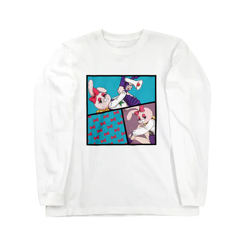 うさぎ頭のセーラー少女 Long Sleeve T-Shirt