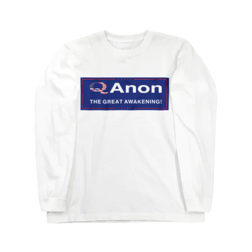 QAnon THE GREAT AWAKENING! ロングスリーブTシャツ