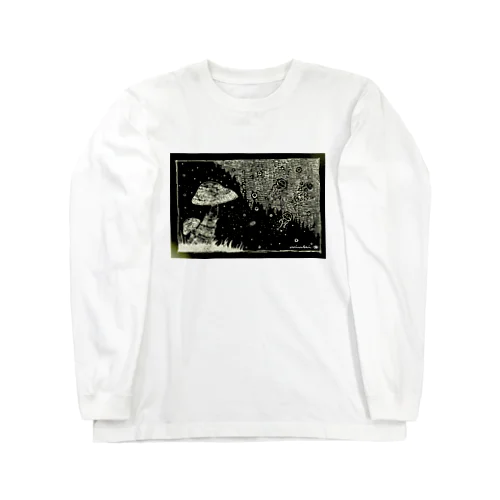 jerryfish & mushroom  ブラック Long Sleeve T-Shirt