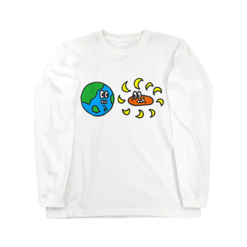 たいようつき枠なし Long Sleeve T-Shirt