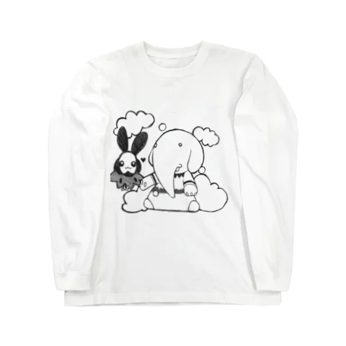 ぱおんくんとうさはねちゃん。 Long Sleeve T-Shirt